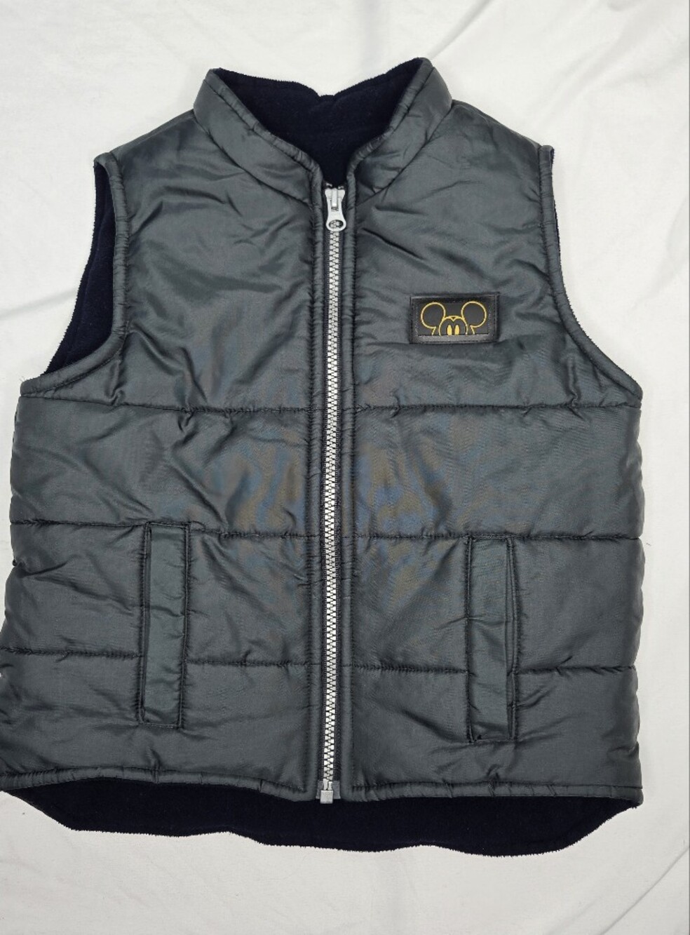 Vintage St Michael Marks & Spencer Mickey Mouse Puffer Vest Kids 5-6 Disney